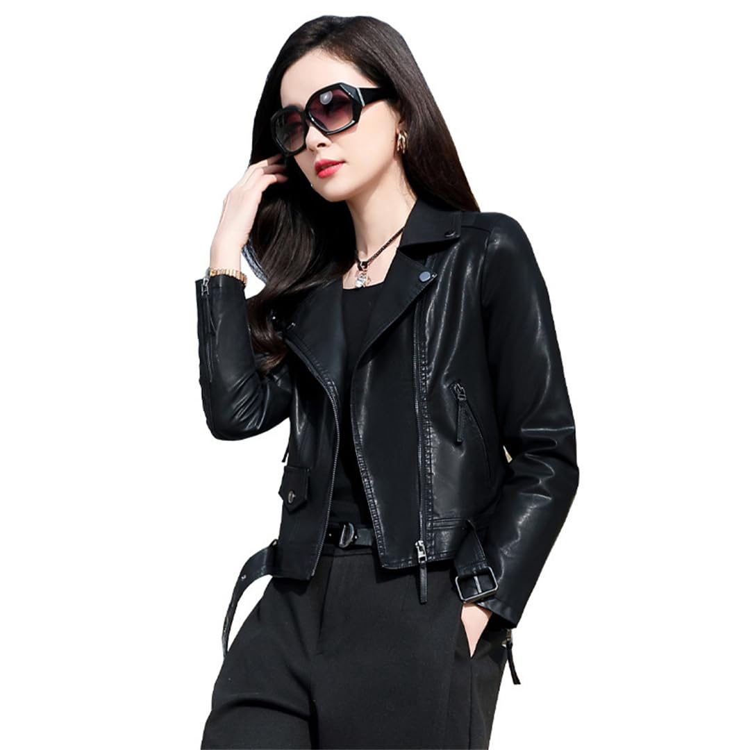 Giacca In Pelle Piccola Da Donna Giacca Corta In PU Casual Primaverile E Autunnale