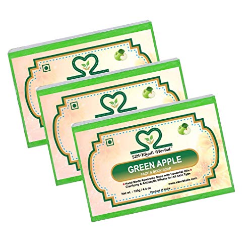 Image of S2M Herbal Green Apple Soap 375gm