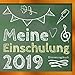 Produktbild Meine Einschulung 2019 Erinnerungsbuch: Erinnerungsalbum, Eintragebuch und Gästebuch zum Schulanfang, Geschenk für die Schultüte für Eltern, Jungen und Mädchen
