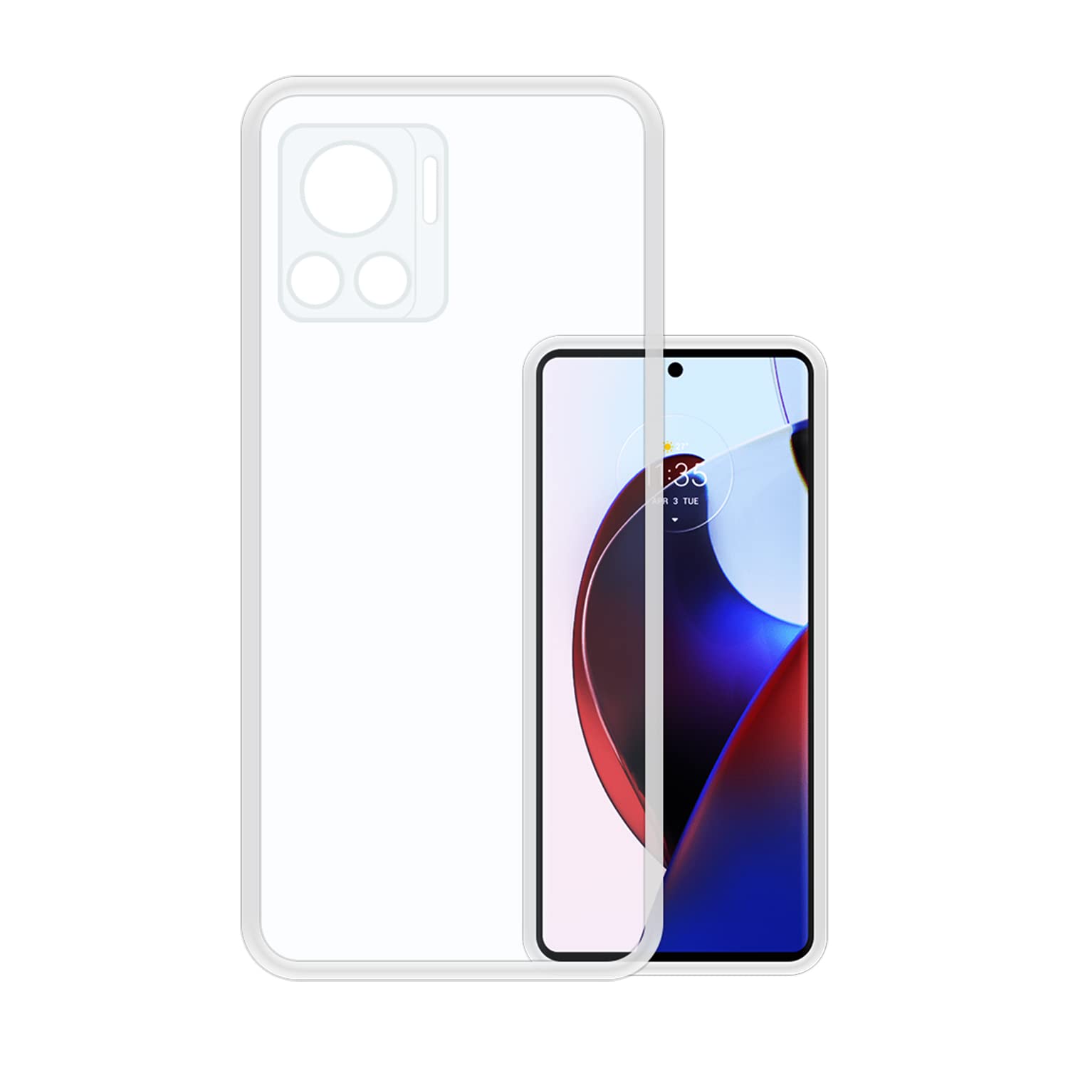 VIDO Transparent Back Case Cover for Motorola Edge 30 Ultra (Soft & Flexible & Camera Protection Back Case) (B0BQBSTMFR) Amazon Price History, Amazon Price Tracker