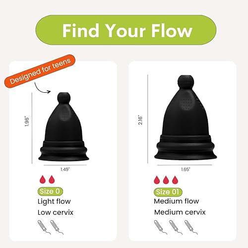 Miniatura 2 de Bfree - Taza menstrual sin fugas, reutilizable, ecológica, para higiene femenina, alternativa a almohadilla de tampón para adolescentes