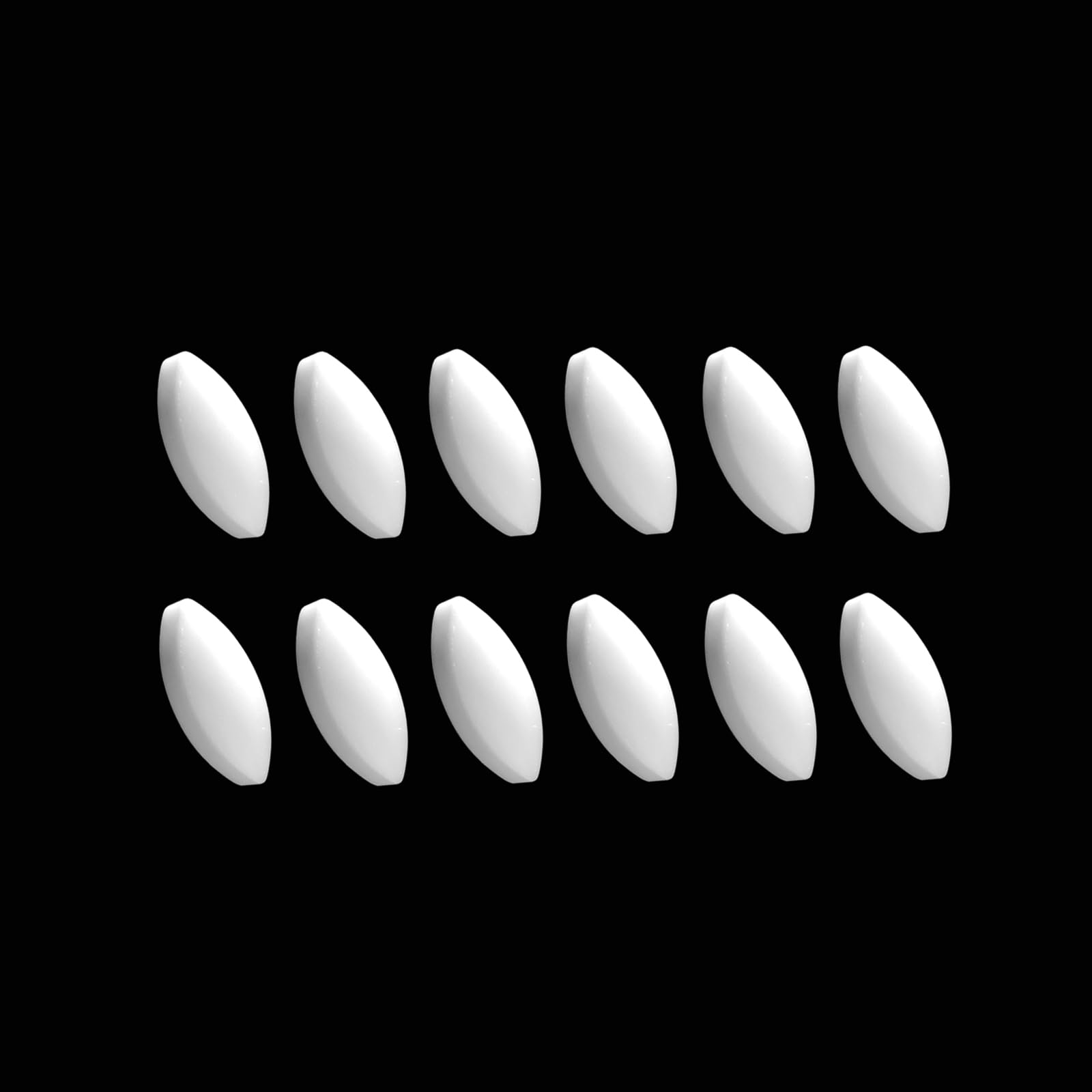 LABLPSAI 12Pcs PTFE Magnetic Stirrer Mixer Stir Bar, Stir Rod Magnetic Laboratory Bar 20mm/0.78 inch
