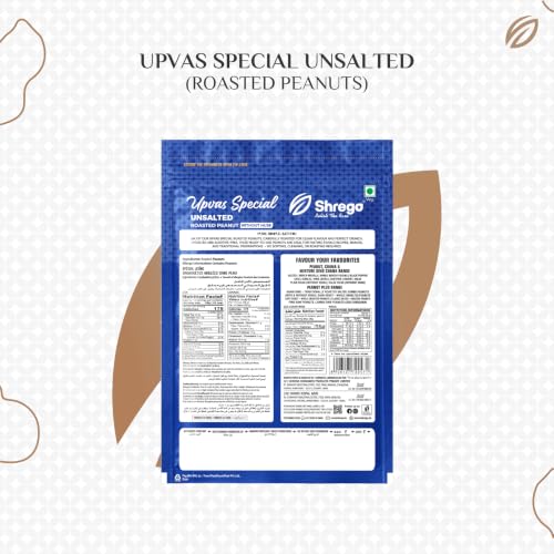 Image of SHREGO Upvas Special Roasted Peanut Unsalted, Healthy Snack, Vacuum Packed (720 Gm)