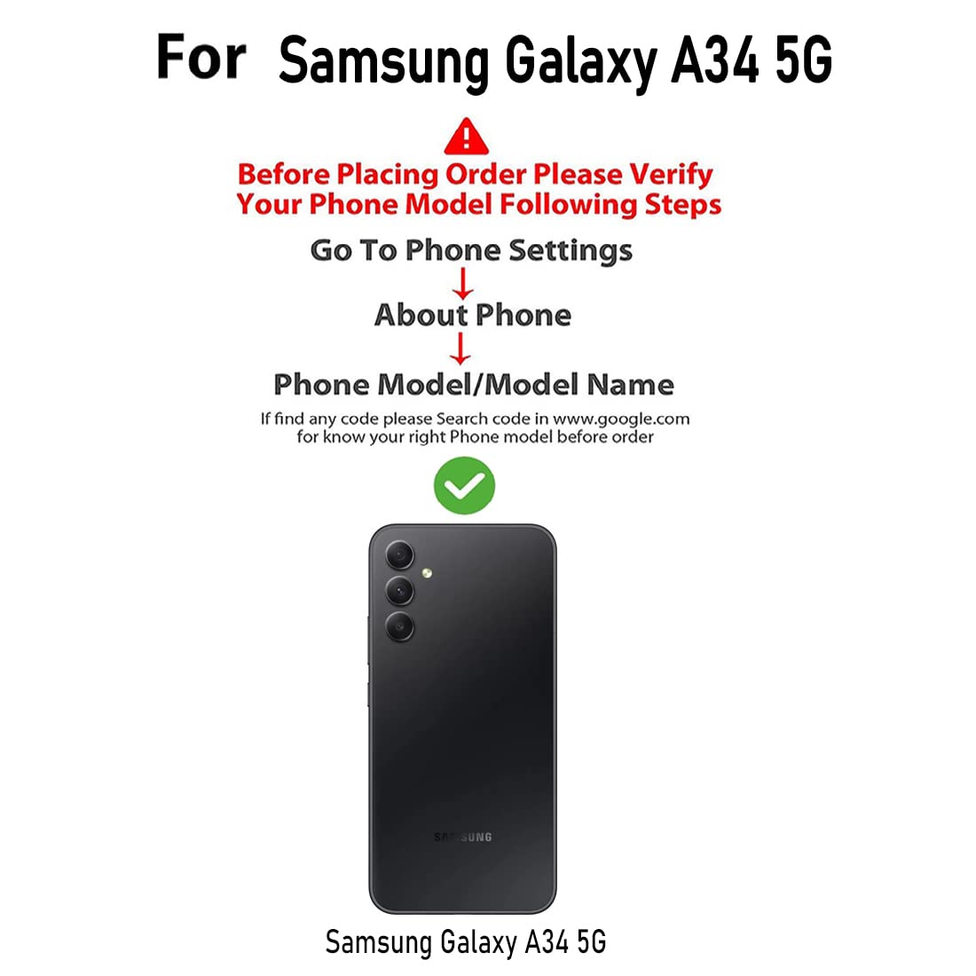 Casotec Flip Cover Compatible with Samsung Galaxy A34 5G | Premium Leather Finish | Inbuilt Pockets & Stand | Flip Cover Back Case for Samsung Galaxy A34 5G (CamelBlue) 3
