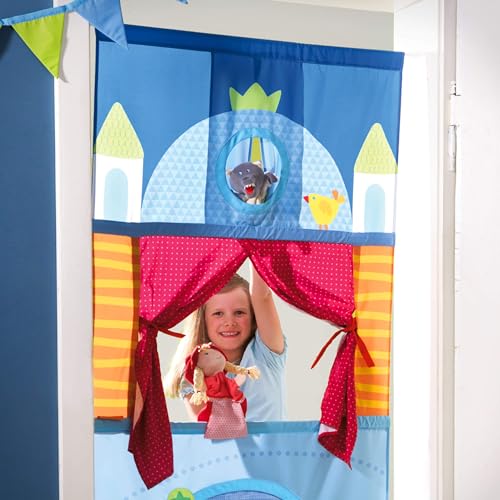 Haba HA-1055 Doorway Puppet Theater - Space Saver With Adjustable Rod: Ideal For Pretend Play, Hand Puppets, Educational Kids Activities, & Toys thumb #5