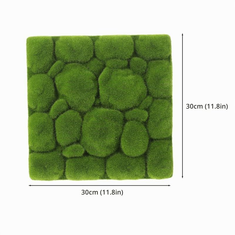 DECHOUS 2St Simulierte Moosschaumplatte künstliches Moos Simulation Teppich wandverkleidung Wand polsterung schaumstoffplatte Pflanzen künstlicher Moosrasen Mikro-Landschaftszubehör Green