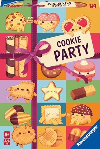 Ravensburger - Cookie Party | Giochi Da Tavolo Adulti E Bambini | Per Bambini 8 Anni O Più | Giochi Di Società | 2-5 Giocatori | Per Tutta La Famiglia