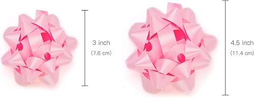 Vista 44 de WRAPAHOLIC Surtido de lazos de regalo azules (24 lazos) para cumpleaños, bodas, Navidad, baby shower, despedidas de soltera