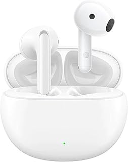 سماعات داخل الأذن لاسلكية ترو من سلسلة فانبودز بخاصية إلغاء الضوضاء ومكالمات واضحة إصدار عام 2024 جوي رووم ، لون أبيض موديل JR - FB2