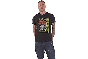 Green Day Warning Official Men's Black Band Logo T-Shirt
