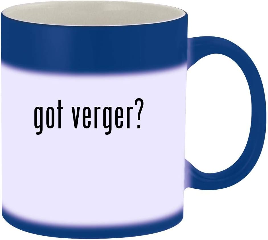 got verger? - 11oz Magic Color Changing Mug, Blue