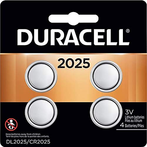 Duracell Keyless Entry Battery Dl2025 4 Pack