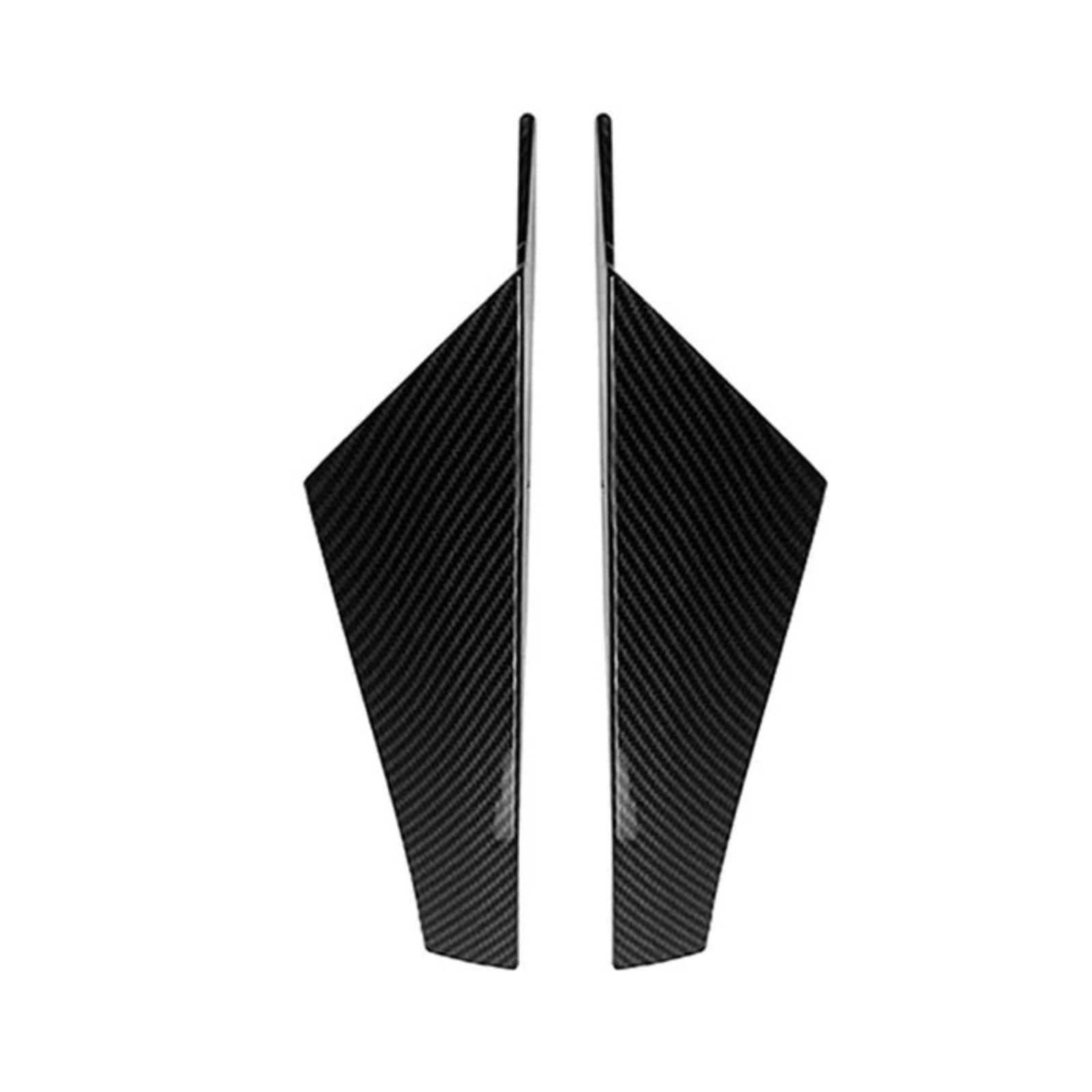 Osłona na tylny spojler szyby, dekoracyjna, Compatible With VW, Golfa, MK8 2020-2021, błyszcząca, czarna, boczna szyba(Carbon Fiber Color)