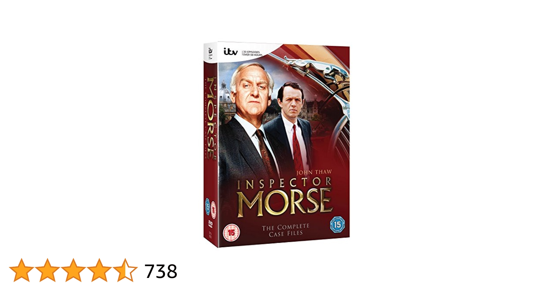 Inspector Morse: Series 1-12 : John Thaw, Kevin Whately