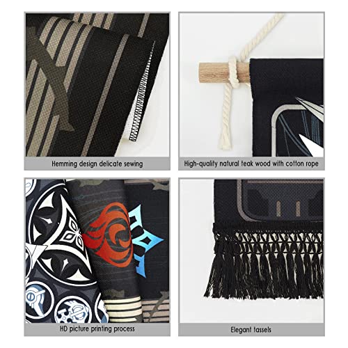 Original Creativity Hanging Poster Canvas Wall Art Banner Eye Series Art Canvas Décor | Video Games Symbol |Tapestry For Wall Decor Hanging Tapestry Decoration For Room Dorm Anime Fans (Multi & Colors) #TOP1