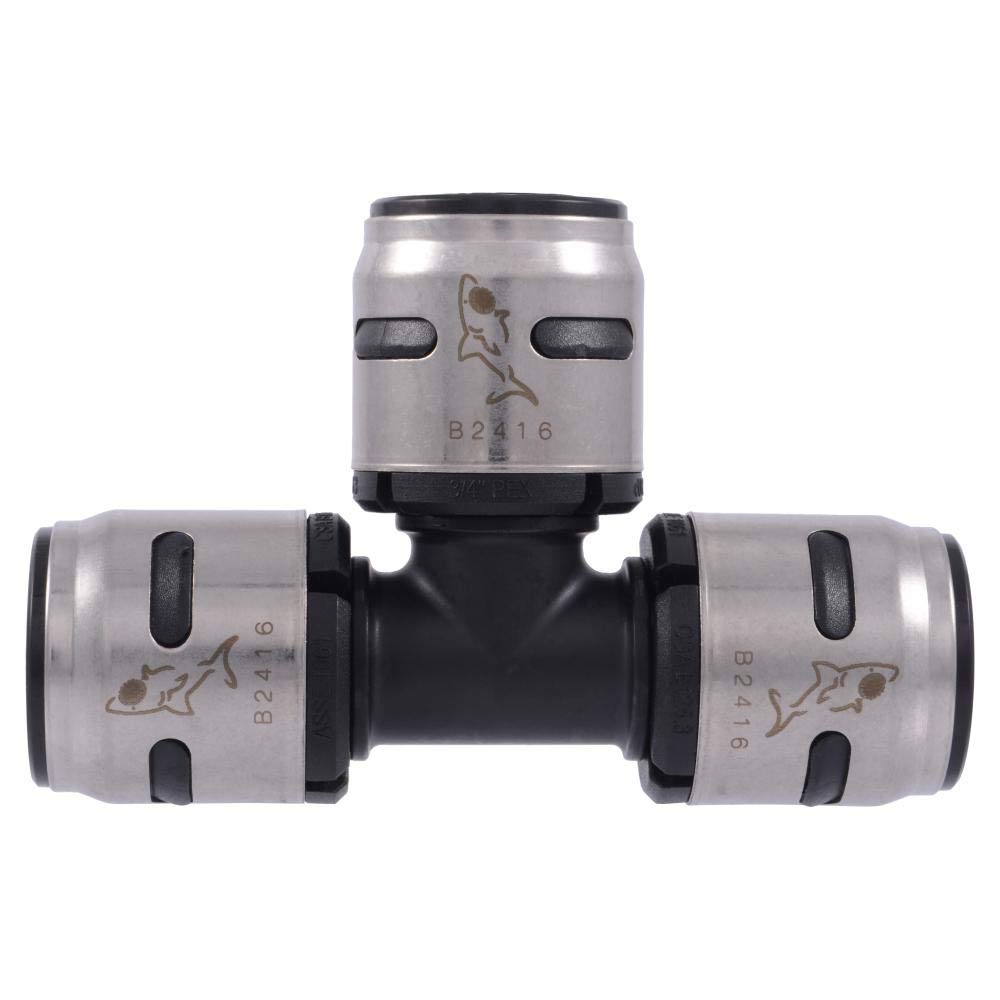 SharkBite K370a Evopex Push-to-Connect Tee, 3/4
