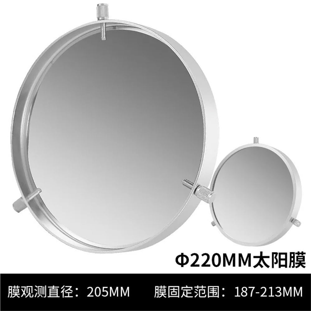 Accessoires pour télescopes Filtre Anti-Taches solaires en Film Bard Tout métal 80/100/120/140/160/180/200/220/250 mm Oculaire pour télescope(220mm)