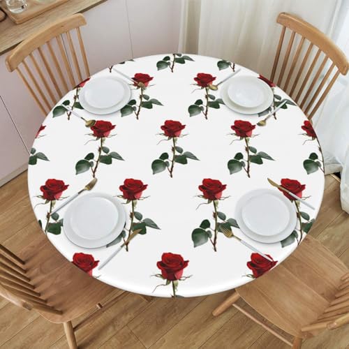 Nappe ronde ajustée imperméable antidérapante polyester 120cm