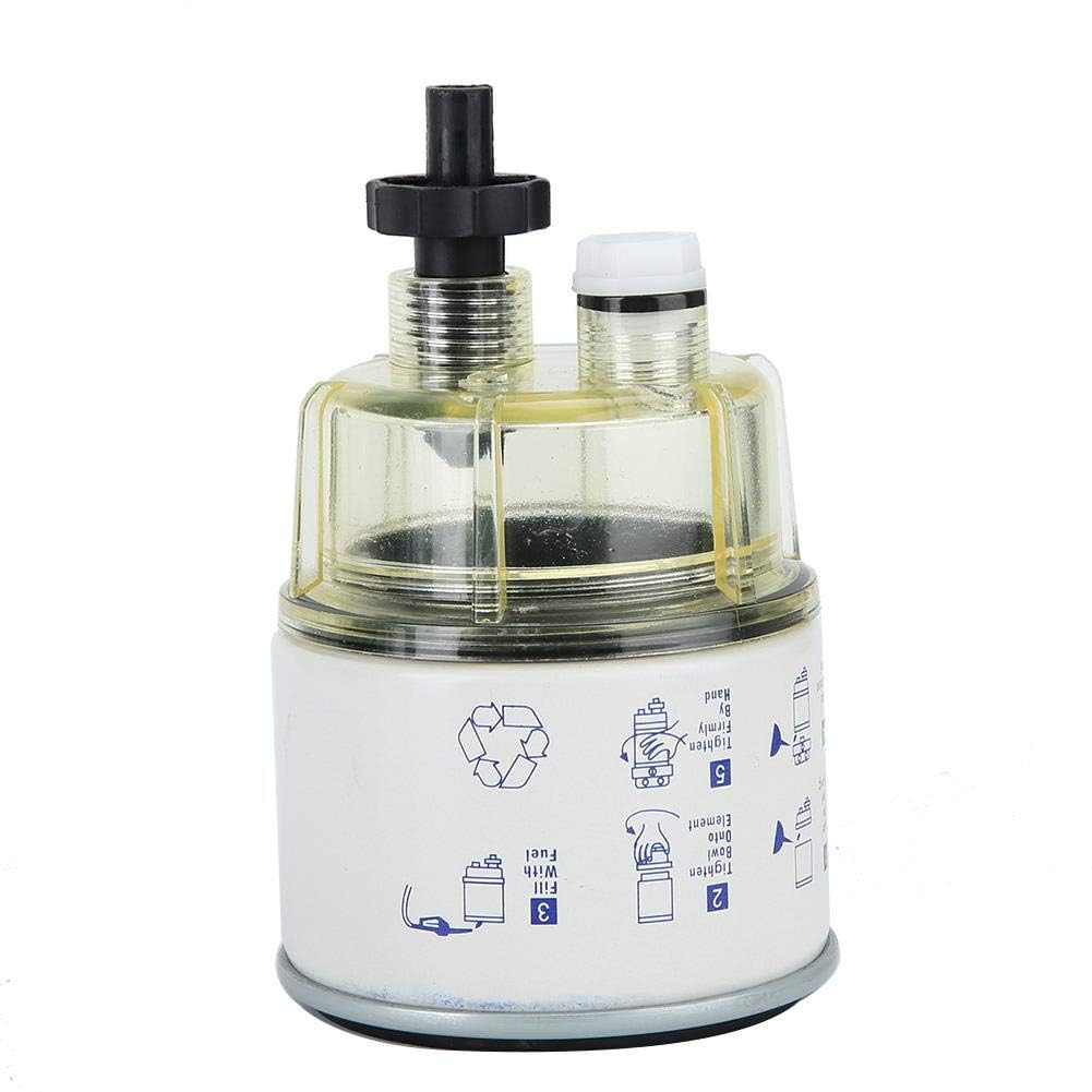 Filtre Séparateur d'Eau de Carburant R12T, Universel, Fer et ABS, 336g, pour Moteur Marin de Bateau Yacht