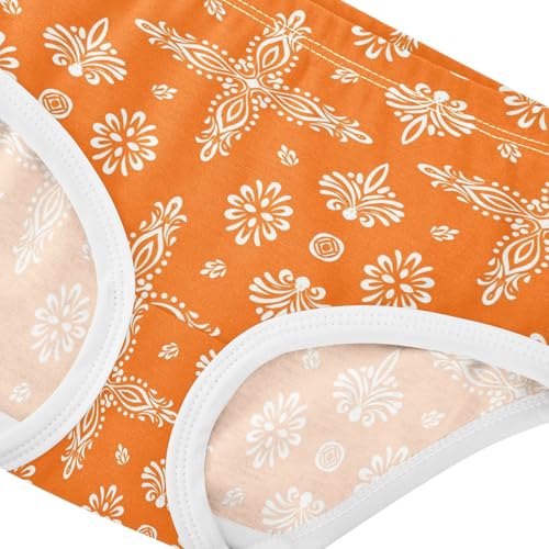 Abstract Texture Orange Toddler Girls's Underwear 2T 23028874
