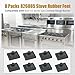 8 Packs 826885 Stove Rubber Feet Compatible with Wolf CG Series Gas Cooktop Range Burner,Gas Cooktops Burner Grate Pad Fit for CG304T/S CG304P/S CG365P/S CG365T/S And More