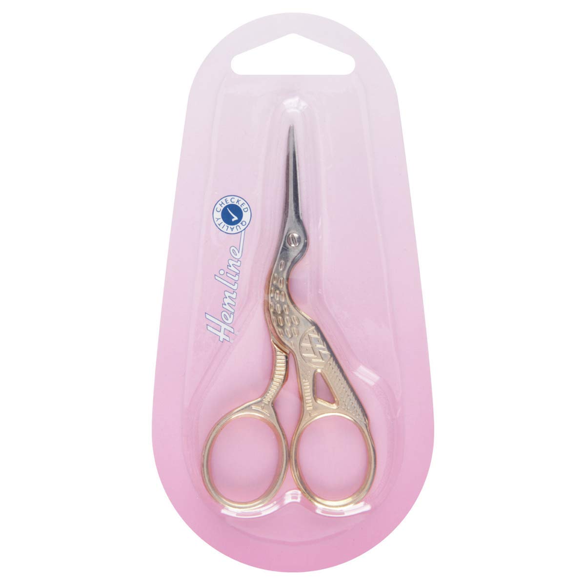 Scissors: Embroidery: Stork: 9cm/3.5in