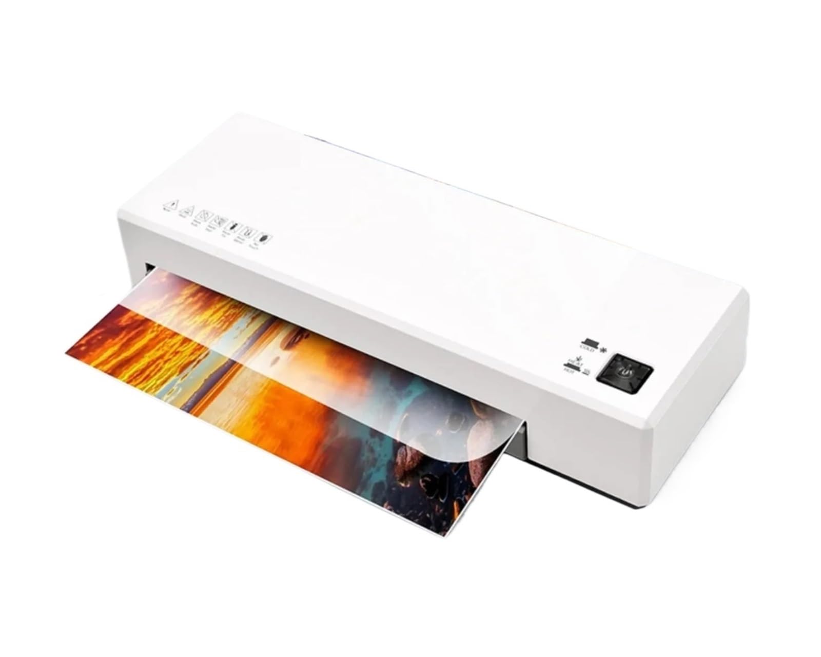 Laminator, Laminator, Laminator biurowy na gorąco i na zimno, szybko nagrzewający się, rolkowy laminator do papieru A4, dokumentów, zdjęć