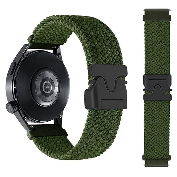 Image of YODI 20MM Strap Band Compatible With Samsung Galaxy Watch 7 /6 /5 /4 40 /44mm Classic,Samsung Watch 5 /5 Pro, Galaxy Watch 4 40mm 44mm / Watch 4 Classic 42mm 46mm Smartwatch Only, Nylon Straps Accessories