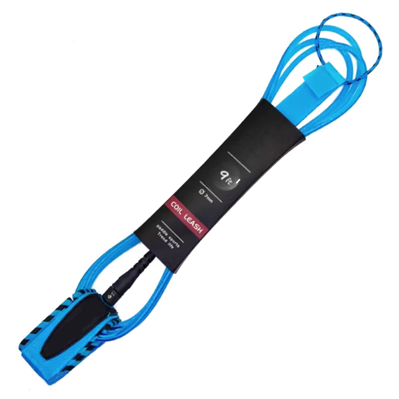 Correa de paddle board, correa de paleta tobillo | Cuerda recta para tabla de surf | Correas de tabla de surf, 6/7/8/9/10 FT cuerdas rectas para tabla de surf