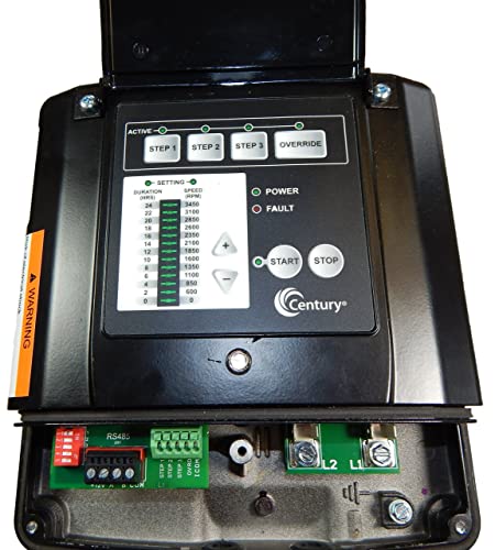 Variable Speed Ecm Pool Motor 1/2 Hp 2-Spd Square Flange 230V Century # Ecm16Squ #TOP2