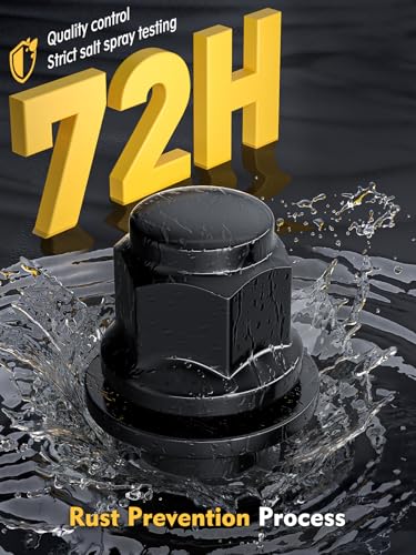 Image of MIKKUPPA 24pcs m12x1.25 Lug Nuts - 1.47 Inch 13 /16 Hex OEM Mag Washer Style Factory Black Lug Nuts Replacement for Nissan Infiniti Factory Wheels