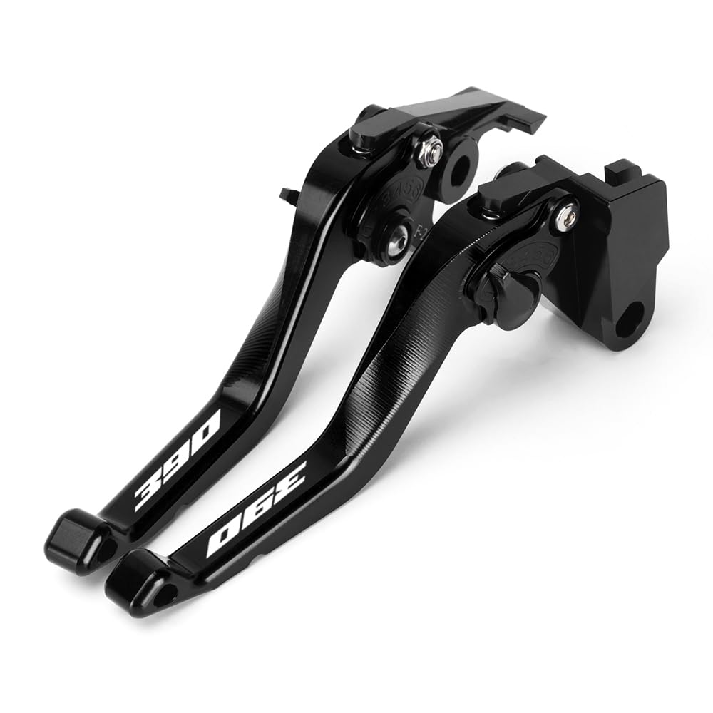Mokiton Motorcycle Short Brake Clutch Levers Compatible with K.TM 390 Duke 2024 2025 | Front Shorter Levers Handles duke390 Accessories (Black)