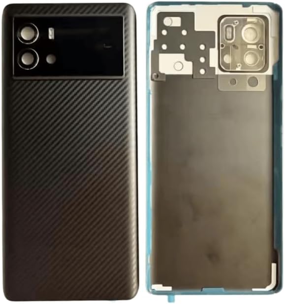 YOOOKOOO Compatible Rear Back Cover for vivo iQOO 9 (China) – Battery Door Housing Replacement Part (Orange No Lens)