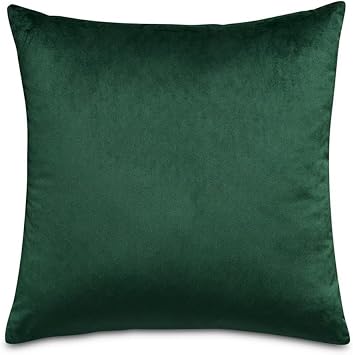 Michael Amini Gemma 21 Velvet Throw Pillow - Forest Green in Set of 2
