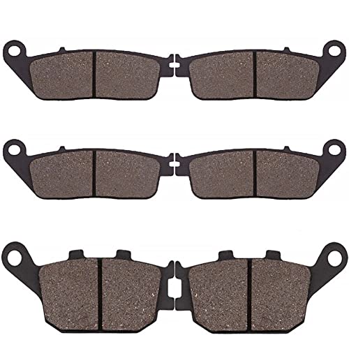 Cyleto Plaquettes de Frein Avant et Arrière pour Honda CB600F CB 600 F Hornet 600 2000-2012 CBF 600 2004-2005 CBR 600 F 1995-1998 CBF 1000 Non ABS 2006-2010