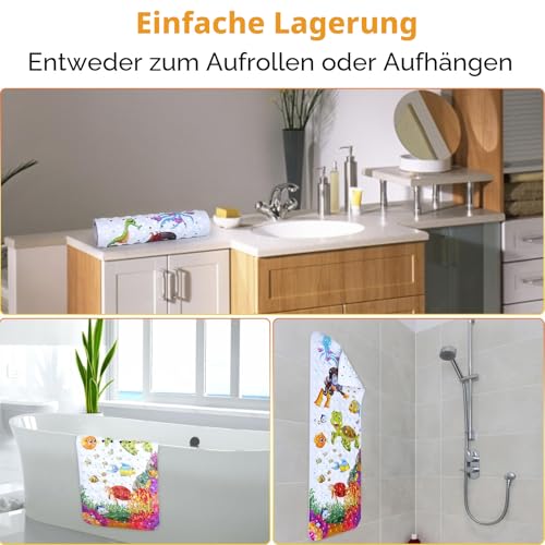 Secopad Original Antirutschmatte Badewanne Baby, 100x40 cm Badewannenmatte rutschfest Kinder, Badematte Kinder Badewanne oder Dusche, 100% BPA frei & Maschinenwaschbar