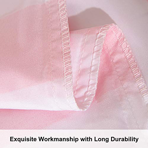 Ntbay 2 Pieces 100% Brushed Microfiber Striped Duvet Cover Set For Kids, Super Soft Pink And White Printed Reversible Design Zipper Comforter Cover With Ties And Pillow Sham (Twin/Twin Xl, Stripe) #TOP3