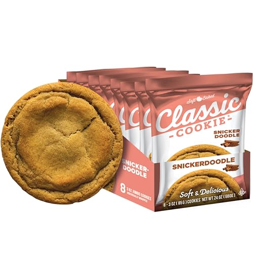 Classic Cookie, Soft Baked Cookie, Snickerdoodle 3oz, 32 Count Pack