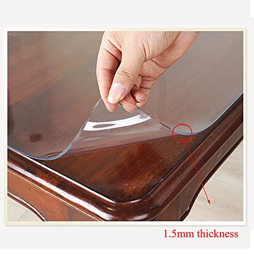 Protecteur de nappe de table à manger anti-rayure et imperméable 2 mm