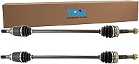 Vista 231 de TRQ Juego de conjunto de eje de transmisión CV delantero para conductor y pasajero, 2 piezas, compatible con Ford Explorer 4WD 95-01, Explorer AWD