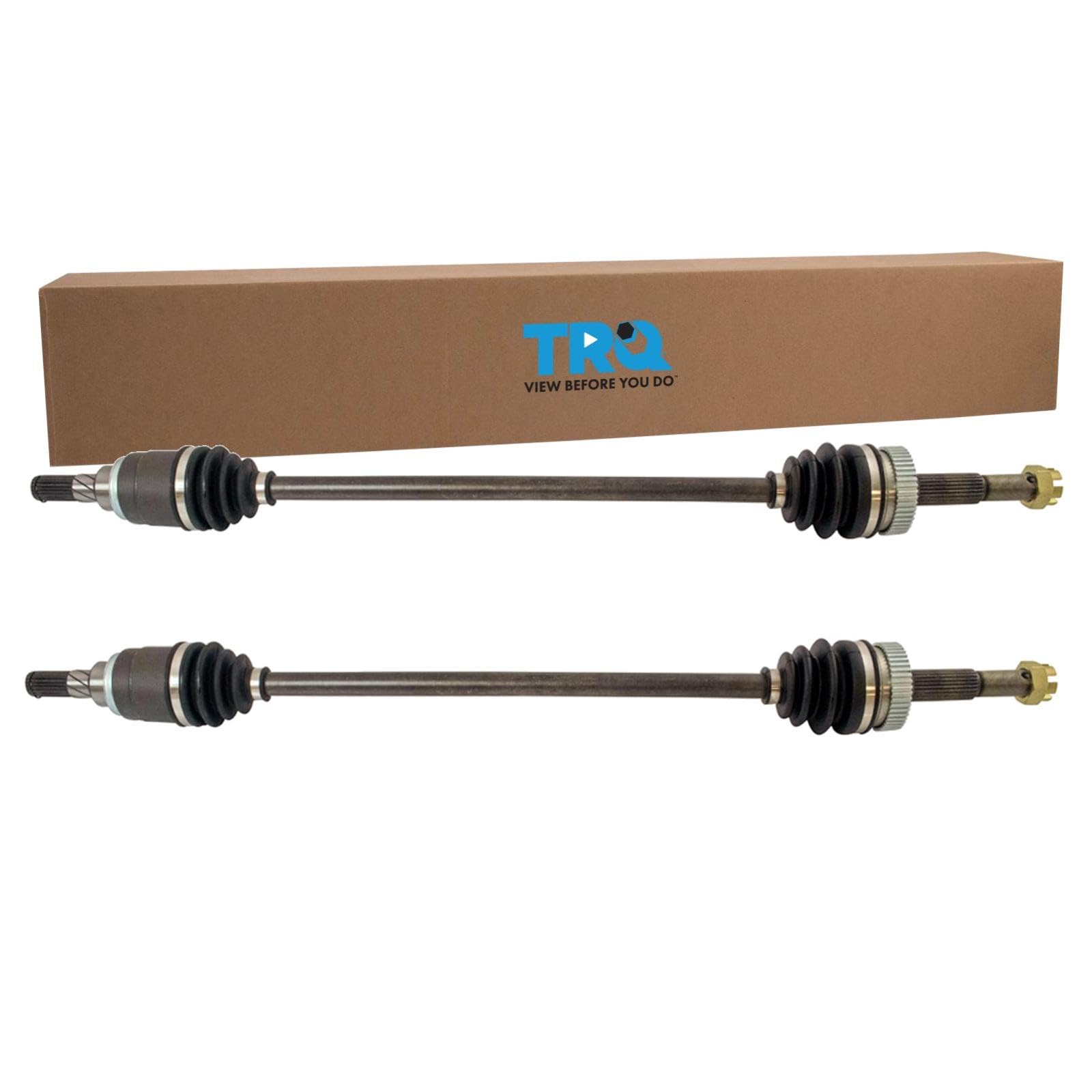 TRQ Rear Driver and Passenger Side CV Axle Assembly Set 2 Piece