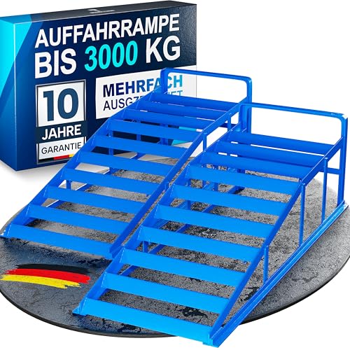 WERKTHOR Rampes Voiture M&eacute;tal [Lot de 2] &ndash; Rampes Haute...