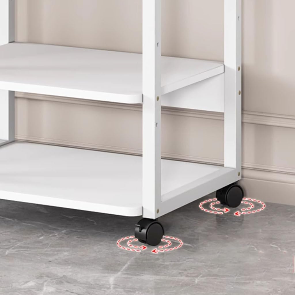 ENGENDER Druckerständer Heim-Dokumentenbuch-Aufbewahrungsregal, Büro-Kopierer-Schrank-Host-Halterung Bürodruckertisch(S:50CMX40CMX70CM)
