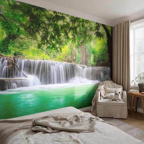 Estampados de cascada en papel pintado autoadhesivo lavable de fácil colocación 3