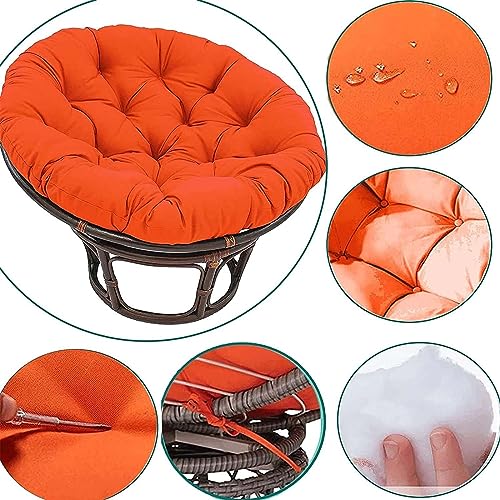 DCIUSTFHE Papasansessel Kissen Sitzauflage Runde Form Rundes Dicke Stuhlkissen Bequem Weich Sitzkissen Hängesessel für Indoor Outdoor Garten Stuhlauflage – Bild 4