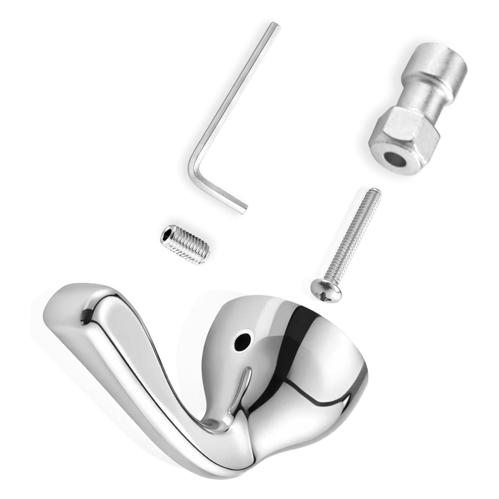 Tub and Shower Faucet Handle RP74148 Metal Levers Single Handle Replacement for Tub Shower Faucet Easy to Installation Single Metal Levers