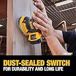 DEWALT 20V MAX Orbital Sander, Tool Only (DCW210B) - Image 4