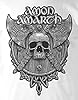 Amon Amarth T Shirt Grey Skull Official Mens White Long Sleeve S #2