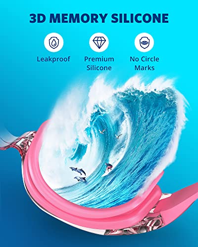 Image of Aegend Swim Goggles, Swimming Goggles No Leaking Full Protection Adult Men Women Youth