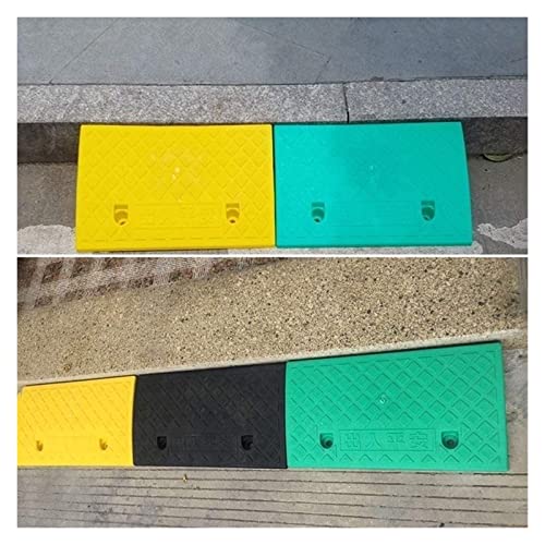 Rampa plástica antideslizante multifuncional para subir escalones con almohadilla triangular portátil, color Dolphin Waves, tamaño 49.5 x 26.8 x 6.8 cm miniatura 4